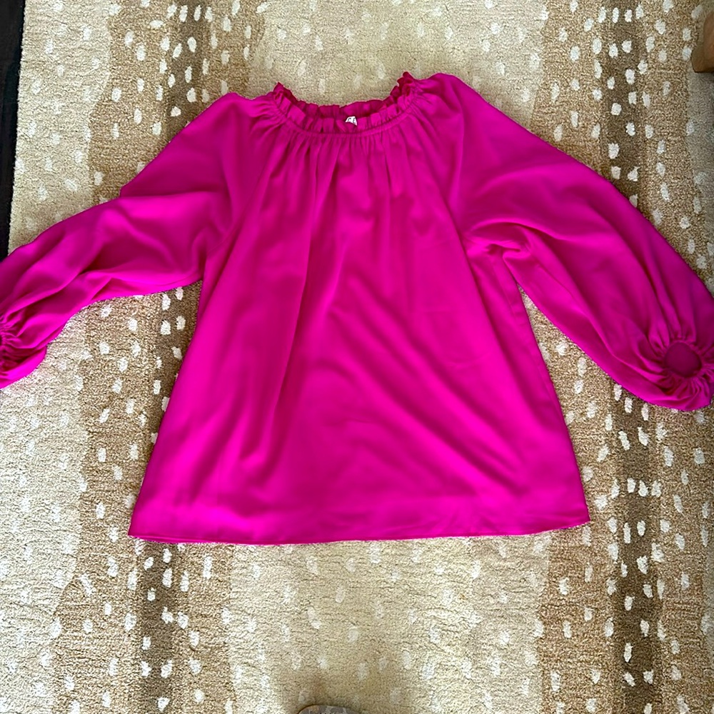 Beautiful Off Shoulder hot pink mini dress Size S